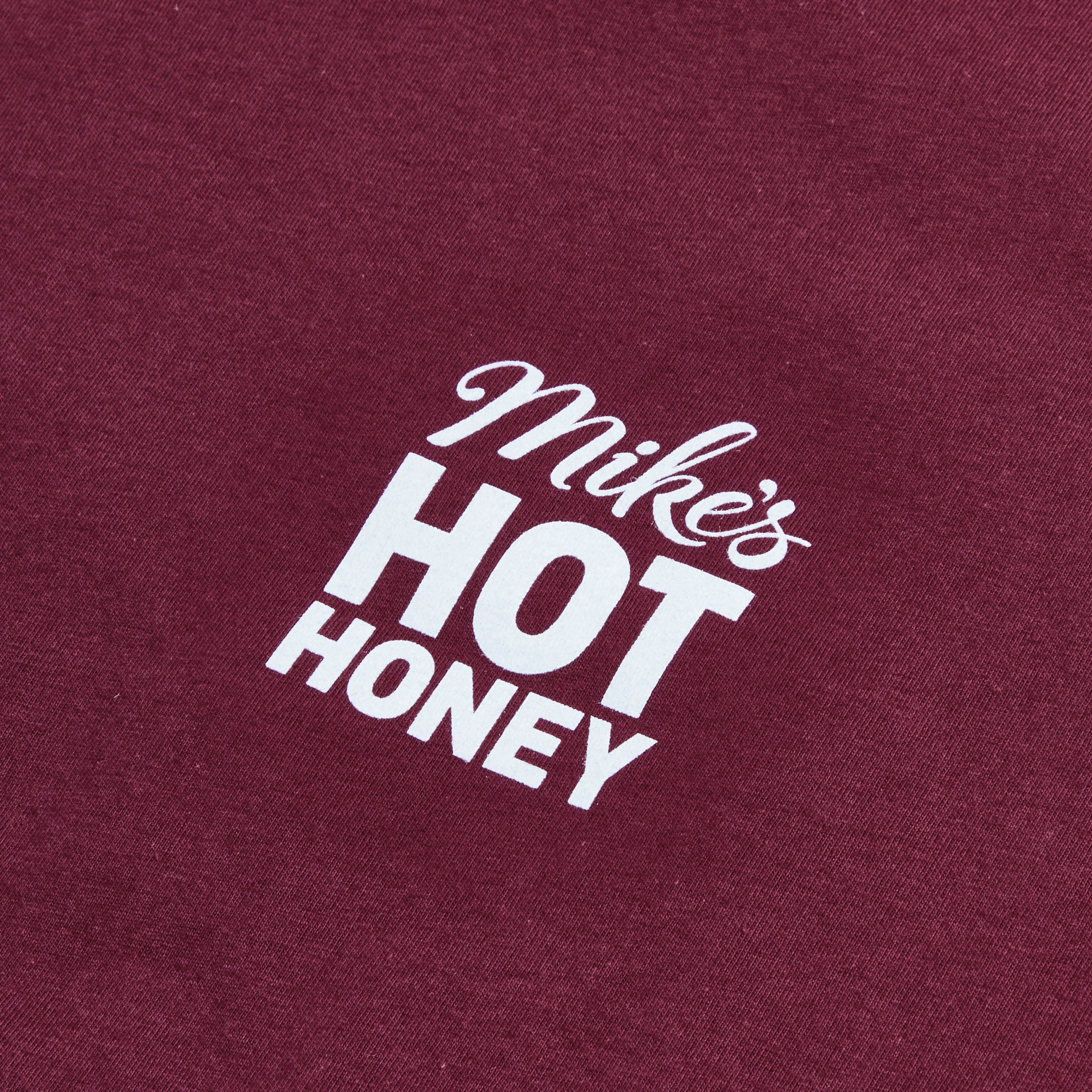 Mike's Hot Honey T-Shirt Heritage Logo Burgundy